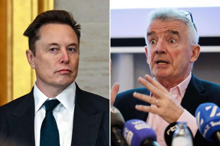 Elon Musk insinúa comprar Ryanair en medio de la disputa con Starlink