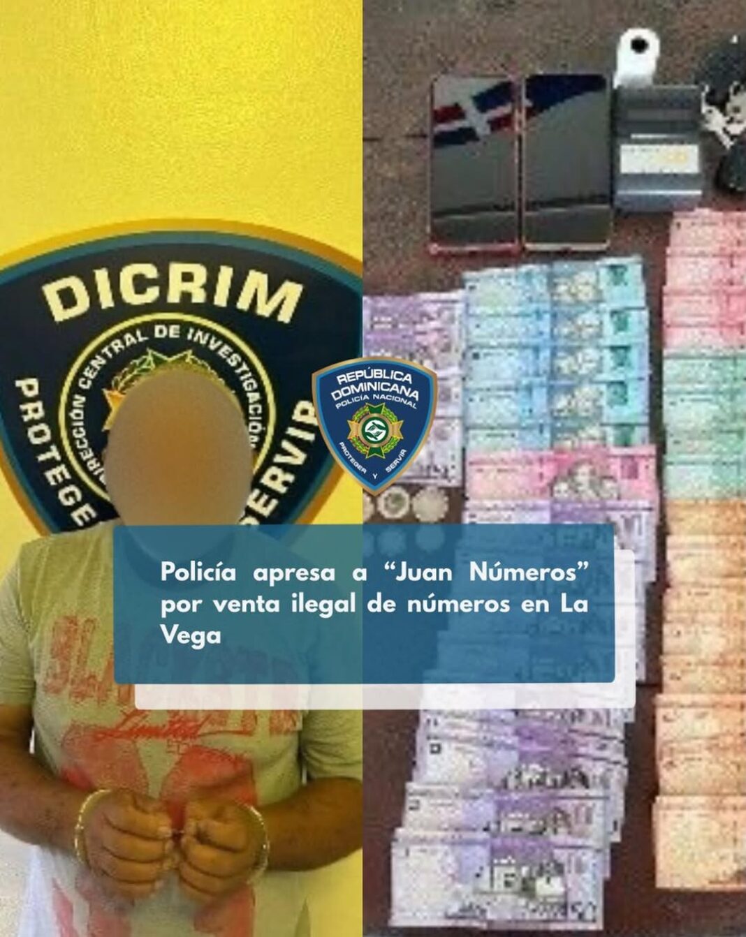 Arrestan a “Juan Números” por presunta venta ilegal de juegos de azar en Las Casas