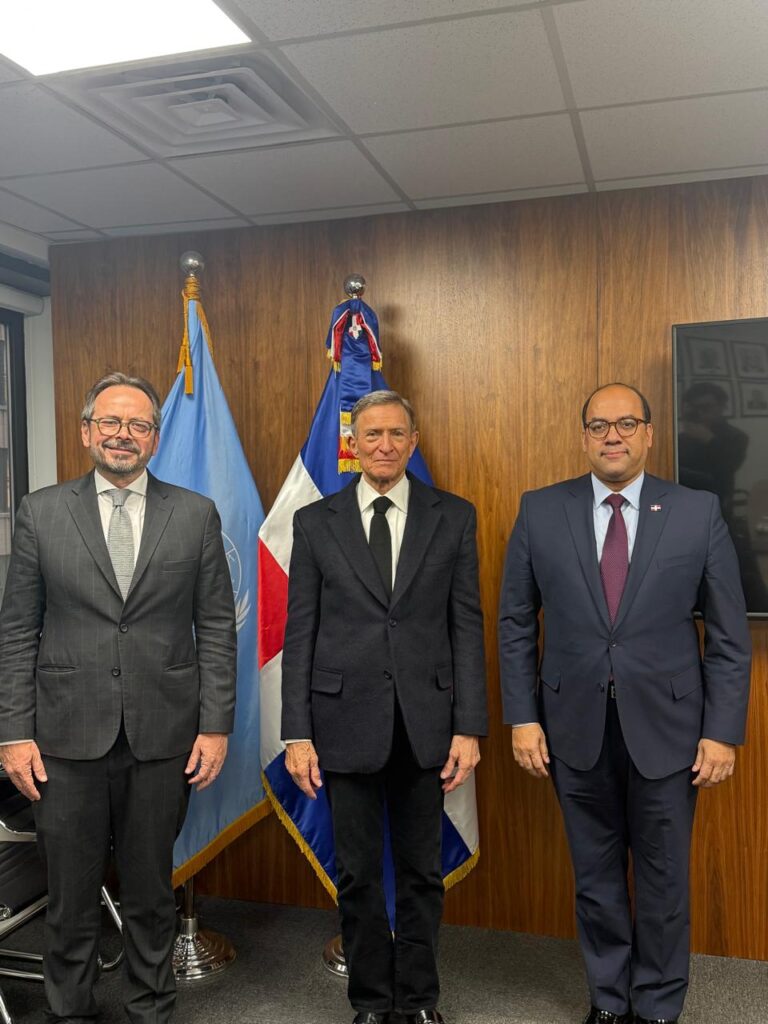 Canciller Álvarez se reúne con representantes de la GSF y de la Oficina Integrada de la ONU en Haití