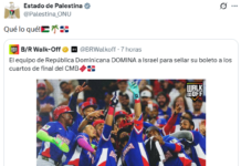 ¡Qué lo qué! Palestina se burla de Israel tras derrota ante RD en el Clásico Mundial 2026