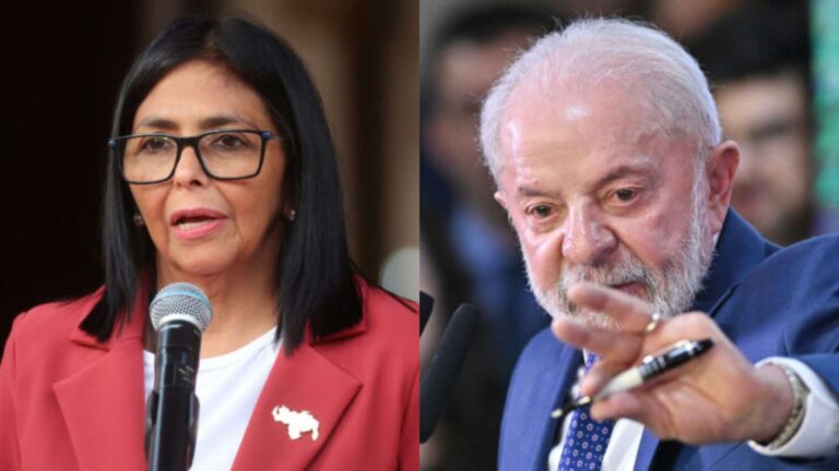Delcy Rodríguez conversa con Lula sobre el apoyo a Venezuela tras los terremotos