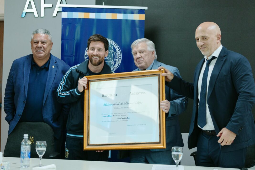 Messi recibe doctorado honoris causa de Universidad de Buenos Aires: Messi recibe doctorado honoris causa de Universidad de Buenos Aires: "Nunca imaginé esto"