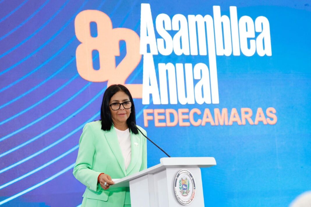 Delcy Rodríguez adelanta la Navidad en Venezuela al 1 de noviembre Delcy Rodríguez adelanta la Navidad en Venezuela al 1 de noviembre